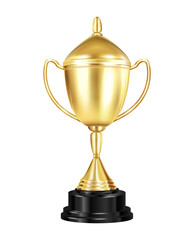 Gold Cup Trophy Composition