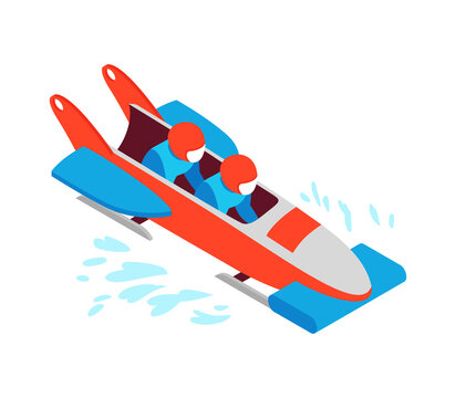 recommend clip art: Bobsleigh Winter Sport Composition