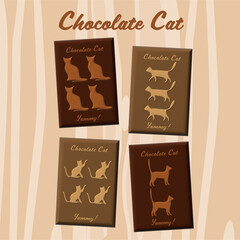 チョコレートキャット　イラスト素材集