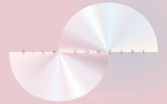 Pink and rose colored premium fashionable abstract background with shiny lines, stripes, circles and random geometric shapes. Modern elegant for poster, banner, wallpaper and exclusive design concepts