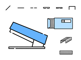 文房具　ホチキス　ステープラー