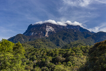 Fototapeta na wymiar Mt. Kinabalu from below