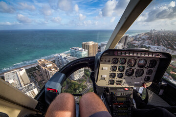 Miami from a helicopter