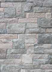 Outdoor Natural Rough Stone Rock Block Wall Texture Background 