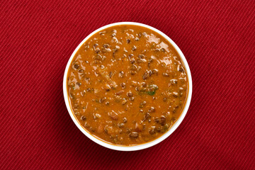 Top view of Bowl of Dal Makhani