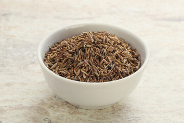 Zira seeds in the bowl