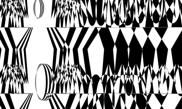 abstract black pattern mystical and creative monochrome wallpaper for halloween © Oleg