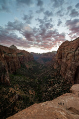 Amazing view of Zion national park, Utah