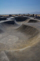 Ocean Front Walk at Venice Beach, Skatepark , California