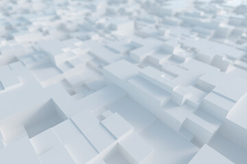 Abstract 3d rendering of Greeble 01