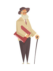 Fototapeta premium Elderly Sale Visitor Composition