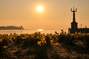 Konstanz am Bodensee, Sonnenaufgang