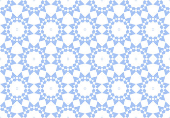 Abstract seamless blue floral pattern and texture.