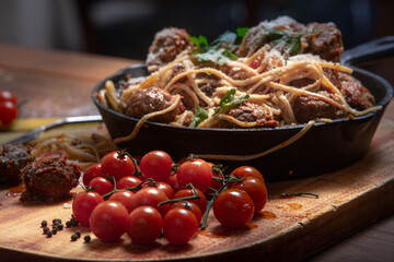 Meatballs with Spaghetti