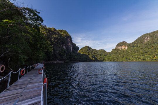 Dayang Bunting Marble Geoforest Park in Langkawi, Malaysia.