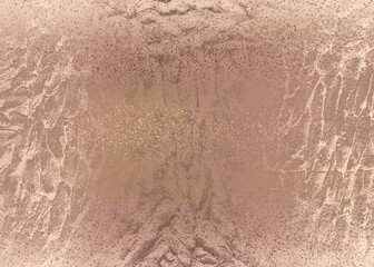 Golden Abstract  decorative paper texture  background  for  artwork  - Illustration