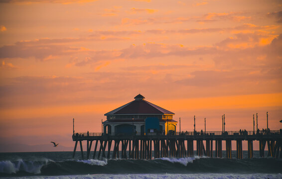 sunset at the beach