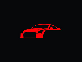 Car Automobile Red Car logo design EPS 10