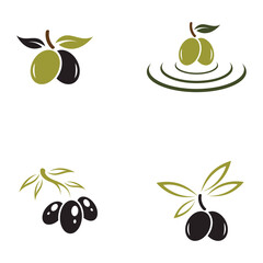 olive icon vector illustration design template