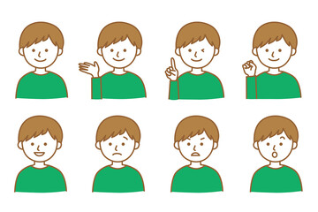 男性 人物 イラスト ベクター AI 素材