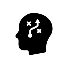 Planning strategy thinking icon