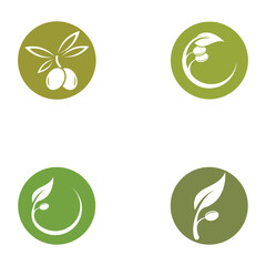 olive icon vector illustration design template