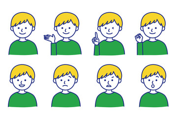 男性 人物 イラスト ベクター AI 素材