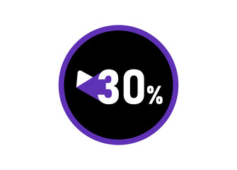 30% Round design vector, 30 percent images