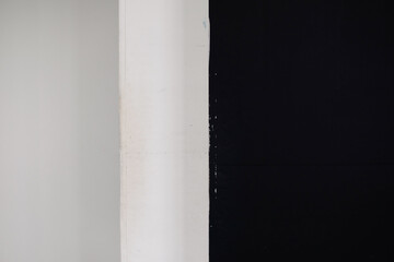 Minimalistic pattern: light gray, white and black grunge background