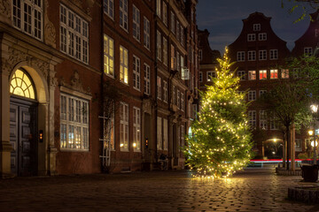 Hamburg Komponistenquartier Komponistenquartier Weihnachtsbaum Weihnachten Advent