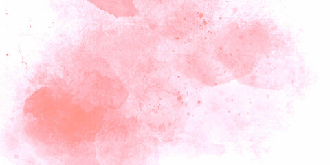 Pink powder explosion on white background.Pink dust splashing. abstract watercolor background Hand paint, watercolor background. Storm clouds in the sky. 