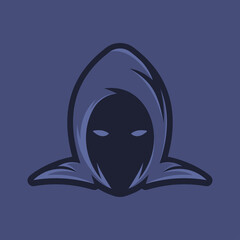 Violet Mystic Wizard Logo Mascot