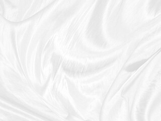 Obraz premium white and gray abstract soft fabric. beauty textile smooth curve shape decorate fashion backgrounds