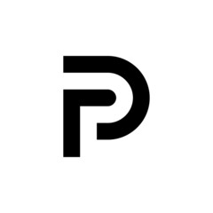 Monogram PF Initials Letter logo design inspiration
