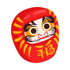 Japanese Daruma Doll Composition