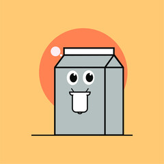 breakfast character cartoon illustration. can be used for mascots, icons, advertisements, and more