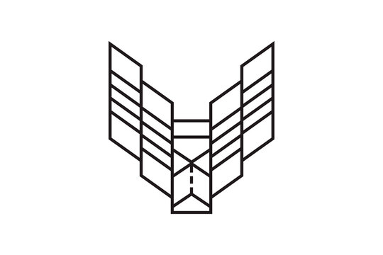 Logo of the proud bird Eagle, falcon or any other predator