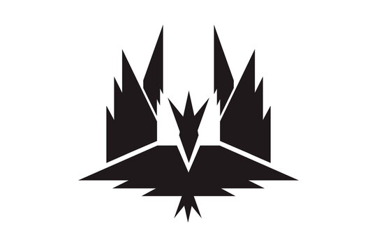 Logo of the proud bird Eagle, falcon or any other predator