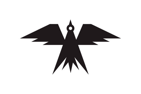 Logo of the proud bird Eagle, falcon or any other predator