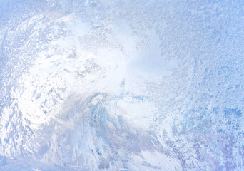 Obraz na płótnie Canvas Frost ice texture