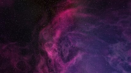 Nebula in space, science fiction wallpaper, stars and galaxy, 3d illustration