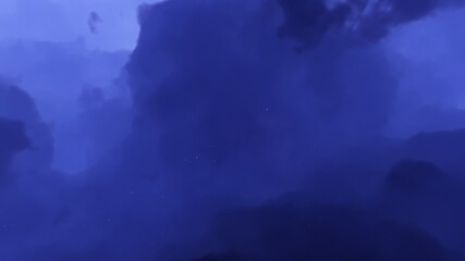 Nebula in space, science fiction wallpaper, stars and galaxy, 3d illustration