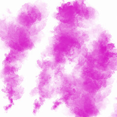 Pink smoke or misty color isolated on a light white background. Abstract explosion of pink powder with particles. Colorful dust cloud explodes, holi paint, smog fog effect. smoking an electronic cigar