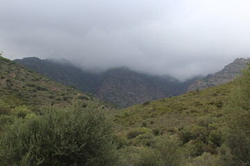 Cloudy day in the mountains