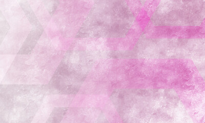 Abstract modern grunge watercolor texture background with various geometric hexagon shapes.grunge pink watercolor texture for decoration,wallpaper,cover,construction and design.