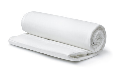 White thin lightweight blanket