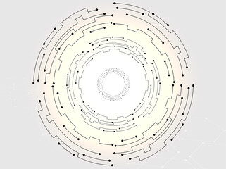 Abstract futuristic background technology sci fi vector image