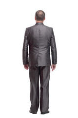 friendly business man. isolated on a white background.