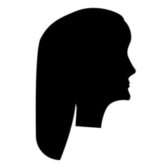 design illustration of people face with silhouette concept 
