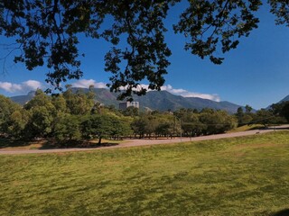 Maci&ccedil;o da Tijuca visto pela Quinta da Boa Vista
